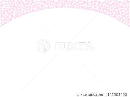 Heart pattern background Pink solid color Heart Heart pattern background Pink solid color Heart 143305460