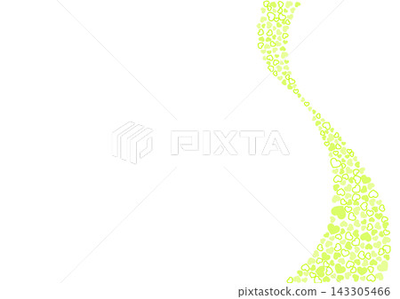 Heart pattern background Yellow-green 3-color border and solid color heart Heart pattern background Yellow-green 3-color border and solid color heart 143305466