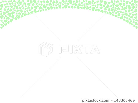 Heart pattern background Green monochrome Heart Heart pattern background Green monochrome Heart 143305469