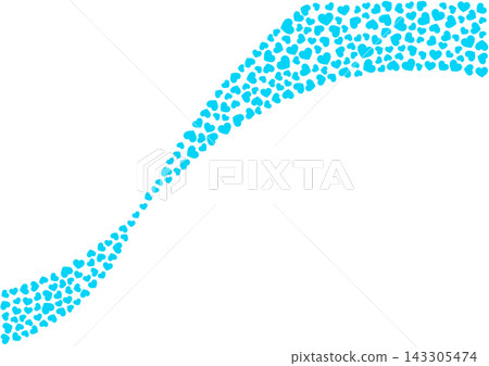 Heart pattern background Light blue solid color Heart Heart pattern background Light blue solid color Heart 143305474