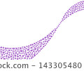 Heart pattern background Purple solid color Heart 143305480