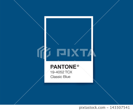 Classic blue card one card on dark blue background Classic blue card one card on dark blue background 143307541