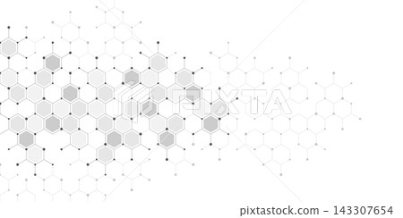 Graphic design element with abstract geometric background of simple hexagon pattern Graphic design element with abstract geometric background of simple hexagon pattern 143307654