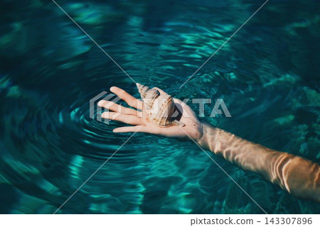 woman in the pool woman in the pool 143307896