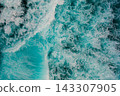 light blue water in the sea light blue water in the sea 143307905