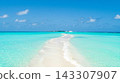 beach with water bungalows at maldives beach with water bungalows at maldives 143307907