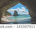 rock in the cave rock in the cave 143307911