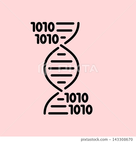 biotechnology, blue background, medical research 143308670