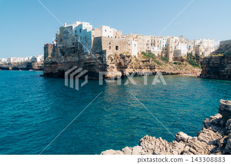 Sunny day n Polignano a Mare Italy. Sunny day n Polignano a Mare Italy. 143308883
