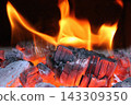 burning firewood in the fireplace burning firewood in the fireplace 143309350