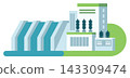 Hydroelectric dam water power station. Renewable Energy Concept 143309474