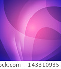 Abstract Purple Pink Gradient Background with Curved Shapes 143310935