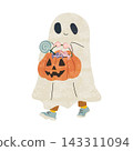 Child with Halloween costumes 143311094
