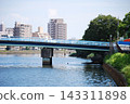 Bridges over the river and the townscape 143311898