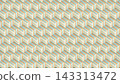 Multicolor seamless stripe cube pattern, isometric 3d optical illusion 143313472