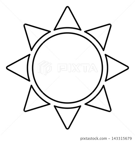 太陽圖示 太陽圖示 143315679