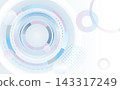 Business - Simple Circle Illustration Background 143317249