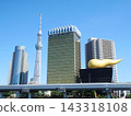 從隅田川露台眺望東京晴空塔和金色雕塑 | 淺草 從隅田川露台眺望東京晴空塔和金色雕塑 | 淺草 143318108