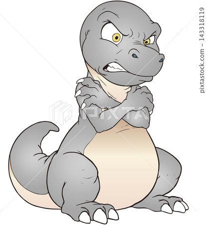 Fun dinosaur illustration ☆ Tyrannosaurus Fun dinosaur illustration ☆ Tyrannosaurus 143318119