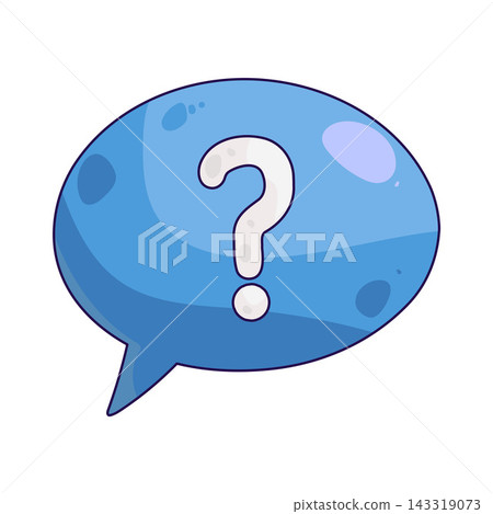 Illustration of question bubble 143319073