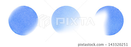 Abstract round watercolor gradient with noise grain texture 143320251
