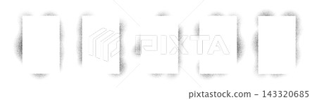 Noise stencil frame, rectangle grain dot effect Noise stencil frame, rectangle grain dot effect 143320685