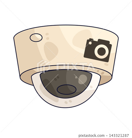 Illustration of Security Camera Illustration of Security Camera 143321287