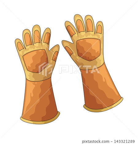 Illustration of Protective Gloves 143321289