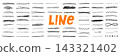Set of highlights, crosses, lenes, marks. 143321402