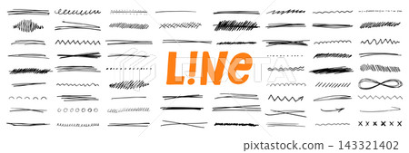 Set of highlights, crosses, lenes, marks. Set of highlights, crosses, lenes, marks. 143321402