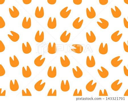 Cow hoof footprint icon, goat or sheep line track Cow hoof footprint icon, goat or sheep line track 143321701