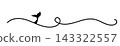 Whale tail in sea waves icon 143322557