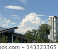 公寓 夏季天空 暴雨 143323365