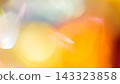 Blurred abstract background with soft orange bokeh and overlapping circular highlights 143323858