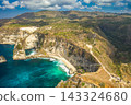 Sea coast view with sea on Atuh beach, Nusa Penida island. 143324680
