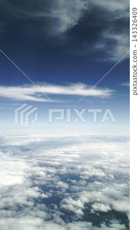 Cloud seen from an airplane Cloud seen from an airplane 143326409