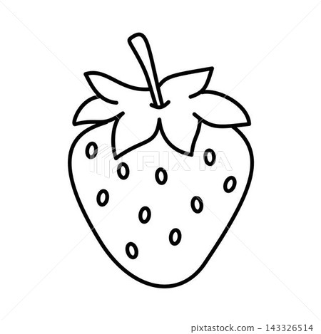 strawberry outline illustration fruit strawberry outline illustration fruit 143326514