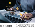 Negative customer review, online feedback concept. Woman using smartphone to leave one star review, with sad face emojis and rating icons. customer feedback, online reviews, consumer dissatisfaction, 143327315