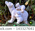 Plastic Polar Bears And Cubs In A Cactus Garden Plastic Polar Bears And Cubs In A Cactus Garden 143327641