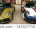 Modern Porsche 911 sports cars at Classic Days Berlin 143327716