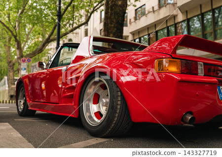 Red Porsche 914 at Classic Days Berlin Red Porsche 914 at Classic Days Berlin 143327719