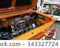 Modified NSU classic car engine at Classic Days Berlin 143327724