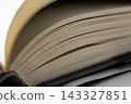 Open book showing pages, exploring knowledge, education, learning, and literature concepts 143327851