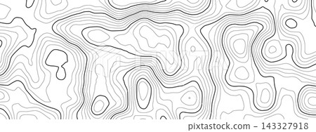 Radar map of ocean with nautical chart and topography. Navigation on mercator projection vector world sea floor pattern. Sonar bottom and territorial lines depth contour design. 143327918