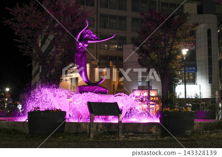 Illumination of the fountain Illumination of the fountain 143328139