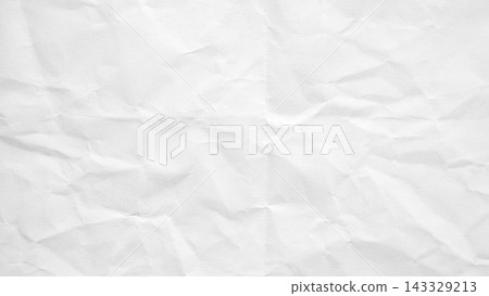 White folded and wrinkled paper texture background White folded and wrinkled paper texture background 143329213