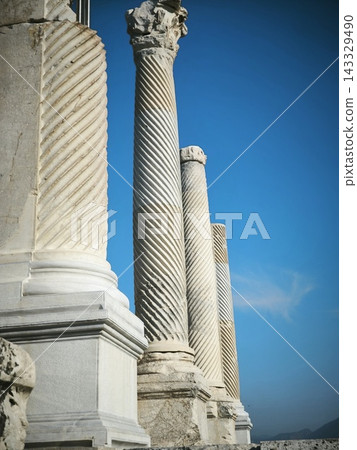 Spiral fluted ancient columns, Denizli Spiral fluted ancient columns, Denizli 143329490