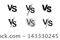 Collection versus logo VS. 143330245