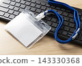 Personal computer and employee ID card 143330368