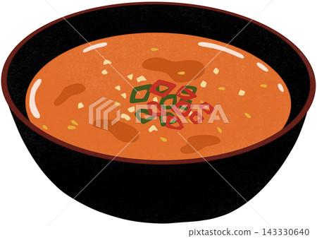 dipping sauce in black bowl 143330640